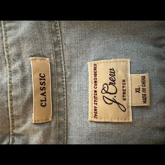 J Crew button down short sleeve size XL - Picture 5 of 6